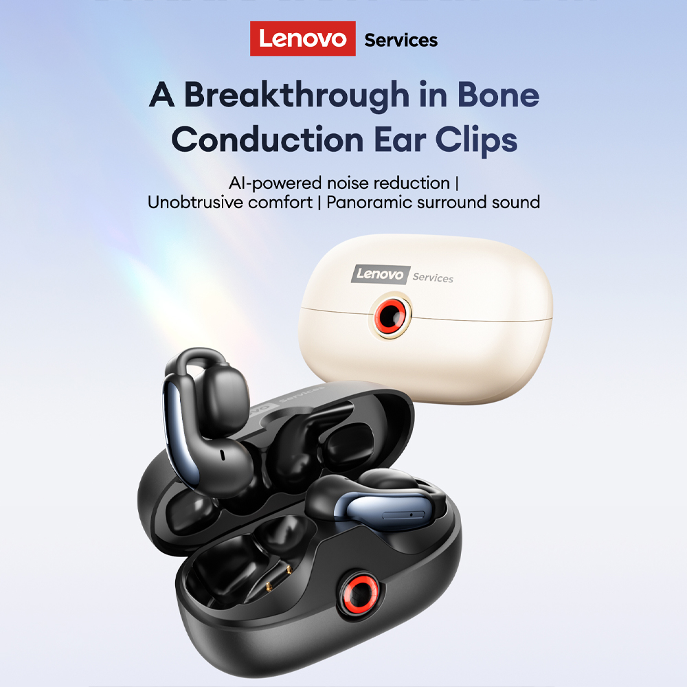 Wireless Earbuds Tws - Słuchawki Lenovo LES-108 z przewodnictwem kostnym,