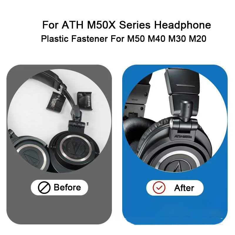 Audio Technica Headphone Ath-M50X - Nowy zamiennik plastikowego zapięcia na pałąk