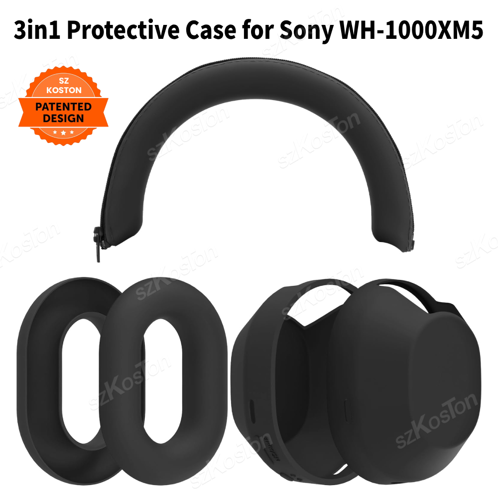 Silikonowe etui ochronne 3 w 1 – Sony Headphone Wh-1000Xm5 recenzja i cena