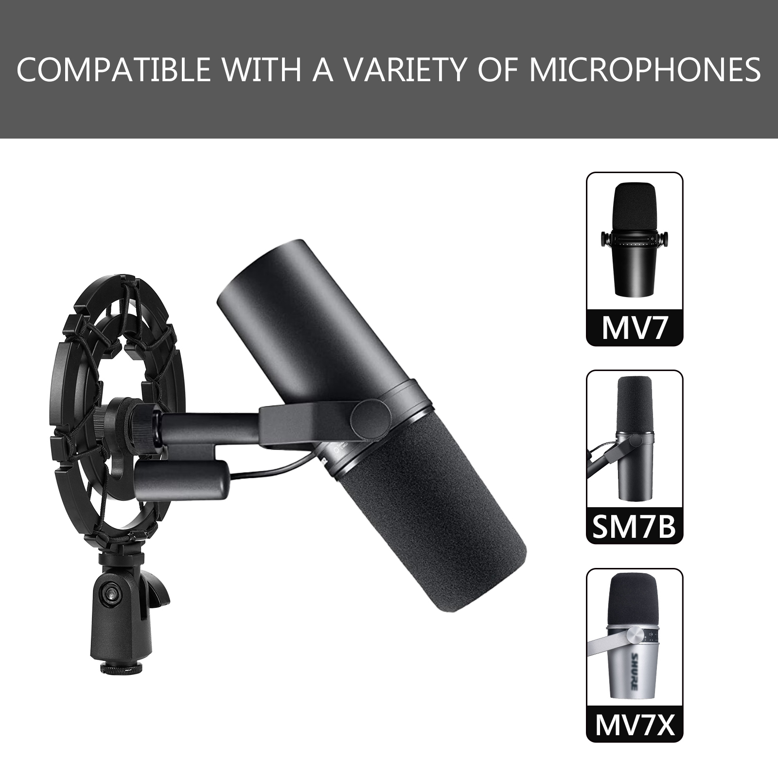 Uchwyt antywibracyjny do mikro – Shure Mic Mv7 recenzja i cena