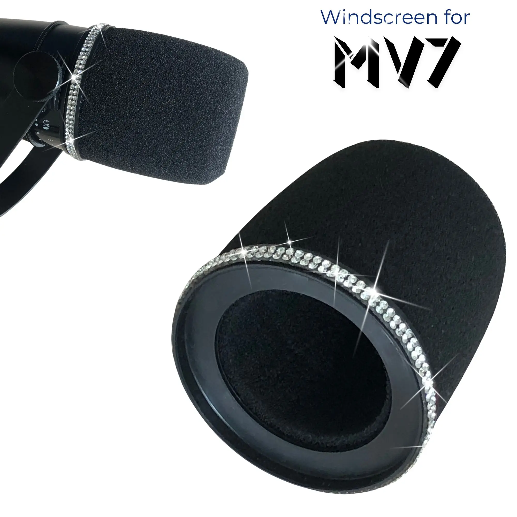 Sparkly MV7 Foam Pop Filter do – Shure Mic Mv7 recenzja i cena