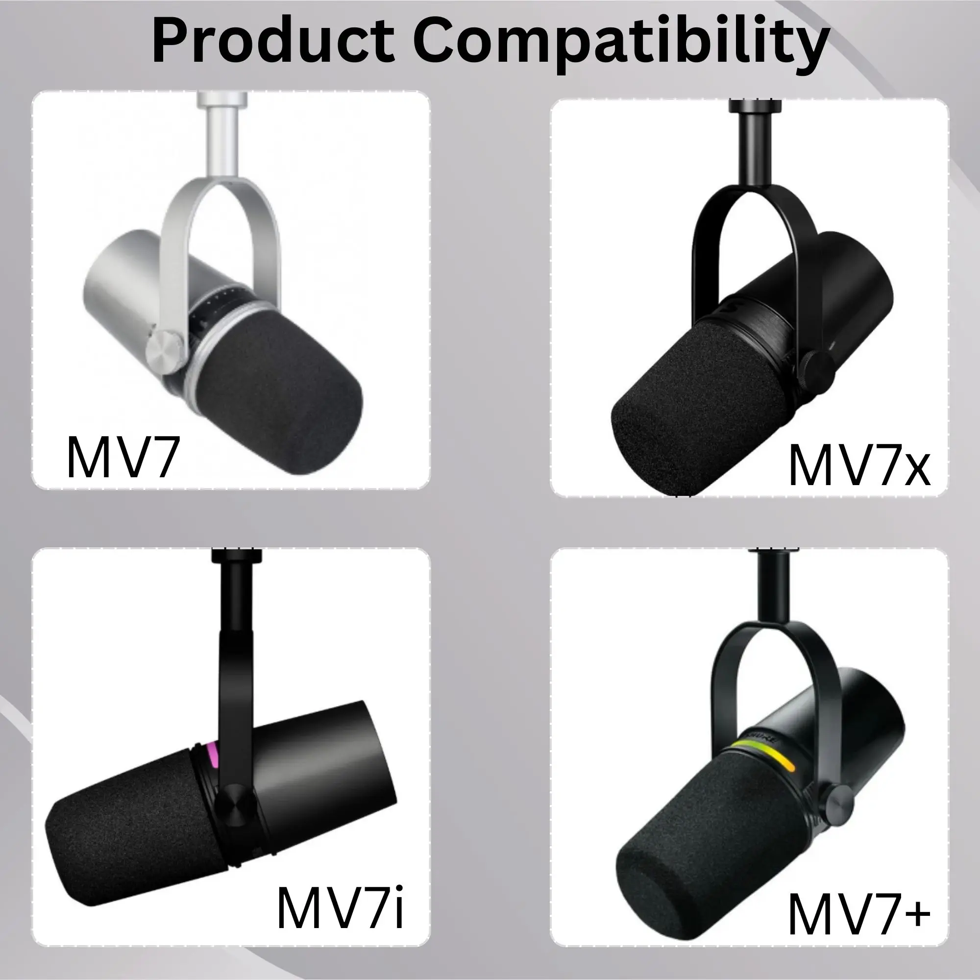 Sparkly MV7 Foam Pop Filter do – Shure Mic Mv7 recenzja i cena
